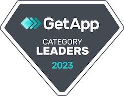Badge GetApp della categoria Leaders 2023