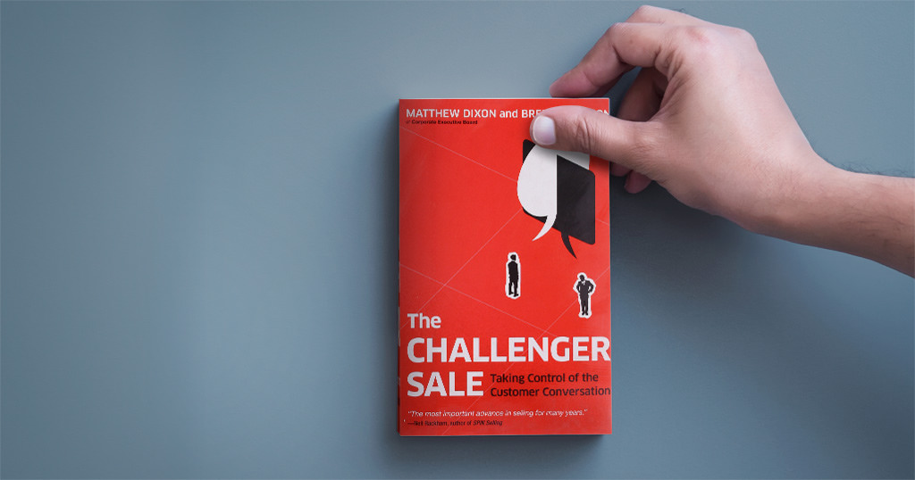 Front cover for the Challenger Sale book